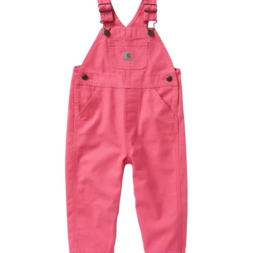 Carhartt Baby Girls' Bib Overalls Unlined